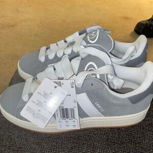 NIB Adidas campus 00s W, woman size 8 grey in color. #jp9162
